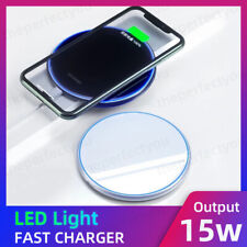 15W Wireless Charger Fast Charge Pad For Samsung iPhone XS Max X XR 12 11 Pro picture