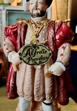 Vintage Alfretto Henry VIII Handpainted Porcelain Figure With Original Tag picture