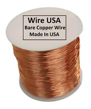 1/4 Lb. Spool Solid Bare Uncoated Round Copper wire ( Dead Soft ) Choose Gauge picture