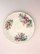 Royal Vale vintage Bone China Orphan Saucer Made In England Irises picture