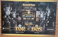2024 Boston Bruins Centennial Playoff Poster Round 1 Game 1 Toronto  picture