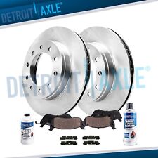 395mm Rear Brake Rotors + Pads for 1999 - 2002 2003 2004 Ford F-450 SD F-550 SD picture