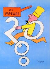 Original Vintage French Poster Les Vapeurs 2000 by Savignac picture