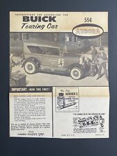 1964 - Aurora - Buick Touring Car - Original Model Kit Instruction Sheet picture