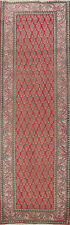 Vintage Paisley Tebriz Traditional Runner Rug 3x11 Wool Hand-knotted Carpet picture