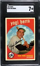 1959 Topps Yogi Berra #180 SGC 7 Yankees NM picture