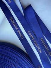💯% Authentic ❤️ Louis Vuitton Blue/gold Ribbon, 1/2