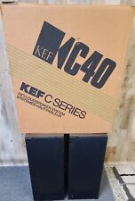 Vintage speakers KEF C series C40 HIFI LOUDSPEAKER SYSTEM OLD W/BOX HAUT PARLEUR picture
