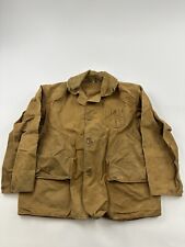 Vintage Wards Western Field Jacket Mens Medium Brown Canvas Hunting Montgomery picture
