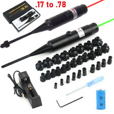 Red/Green Laser Bore Sighter Kit .17 to .78 Multiple Caliber Boresighter Rifles picture