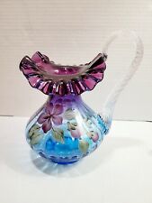Fenton Mulberry Blossom Signed George Fenton HP Glass Limited Ed Historic HTF  picture
