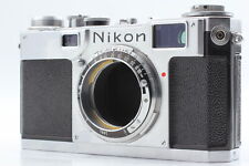 [Near MINT] Nikon S2 Rangefinder Camera Silver Late Body Black Dial from Japan picture