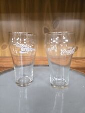 Vintage Enjoy Coca-Cola Classic Bell Shaped Clear Fountain Glass/ Classic Retro picture