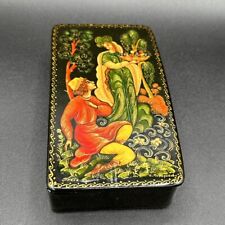 Vintage Russian Lacquer Box, Artist Signed picture