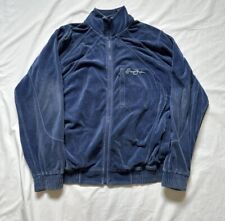 Rare Vintage Sean John Vintage Baby Blue Velour Track Suit Jacket Y2K Size M  picture