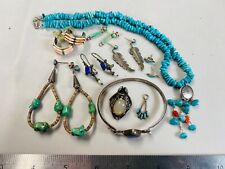 Collection Lot Variety Mostly Vintage Sterling Silver Native Style Jewelry - P2 picture