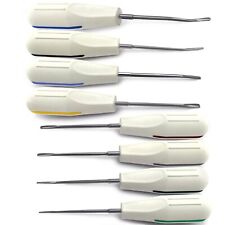 Set Of 8 Luxating Root Elevators Oral Surgery Tooth Extracting Extraction Dental picture