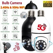 360° E27 Light Bulb Camera Wireless Wi-Fi IR Night Smart Home Security Cam 1080P picture