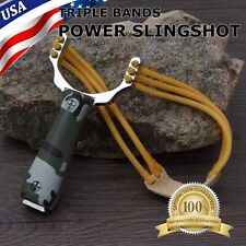 Slingshot CAMOUFLAGE High Velocity Powerful Catapult Hunt Sling Shot Outdoor NEW picture