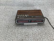 Vintage General Electric Alarm Clock Radio 7-4612A Retro AM/FM Battery Backup picture