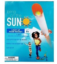 Light Up Foam Stomp Rocket 2 Rockets with Launch Base Flies Up to 100 Feet picture