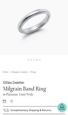 Tiffany & Co. Tiffany Classic Round Band Ring 950 Platinum 3 mm Band picture