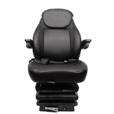 Heavy Duty Mechanical Suspension Tractor Seat with Adjustable Headrest/Armrest. picture