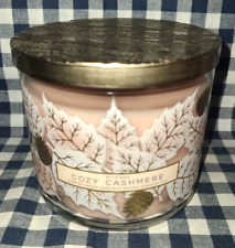 NEW Cozy Cashmere 3-Wick Candle 25-45 burn hours Bath & Body Works picture