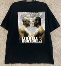 Vintage UFC 57 Promo Men's Size XL Couture vs Liddell 3 Short Sleeve T-Shirt picture