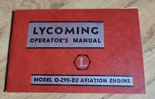 Lycoming O-290-D2 Aviation Engine Operator's Manual avco picture