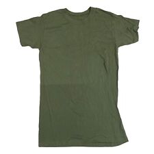 Vintage US Marine Single Stitch T-Shirt XS Green Short Sleeve Blank Tee Unisex picture