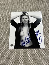 BECKETT COA HEIDI KLUM Signed Autographed 8x10 Photo Sexy Model Swimsuit picture