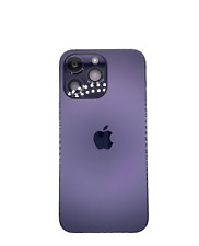 iPhone 14 Pro max Deep Purple Back Housing Replacement W Small Part OEM Grade A picture