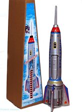 Alexander Taron Tin Toy Rocket Ship Space Toy Spring Activated Door Action SALE picture
