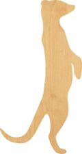 Meerkat Laser Cut Out Wood Shape Craft Supply - Woodcraft Cutout picture