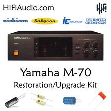 Yamaha M70 restoration recap service kit fix repair capacitor picture