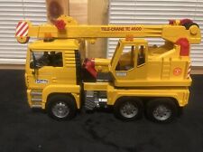 Bruder MAN Tele-Crane TC 4500 International Transport Co Construction Toy Truck- picture
