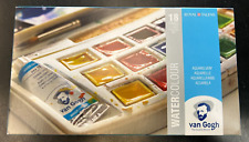 Royal Talens Van Gogh Watercolour 18 Pans with 2 Tube Painting Box picture