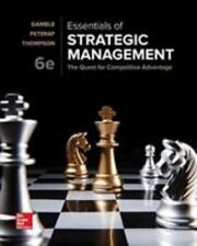 Essentials of Strategic Management: The Quest for Competitive Advantage by Gambl picture