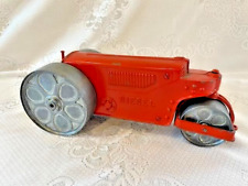 Vintage Hubley Kiddie Toy Diesel #490 Orange Steam Dirt Roller Lancaster PA USA picture