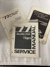 1977 Arctic Cat El Tigre Service Parts Setup Vintage Snowmobile Manuals picture