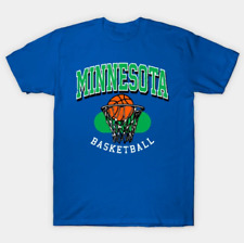 NEW_Vintage Minnesota Basketball Royal T-Shirt picture