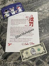 The Santa Claus U.S. $2 Dollar Bill Money 