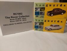 Vanguards 1/43 Scale RC1002 The Rover Collection Rover P5 Blk + Rover 3500 White picture