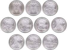 2010 P&D National Park Quarter 10 Coin Set Uncirculated Mint State 25c picture