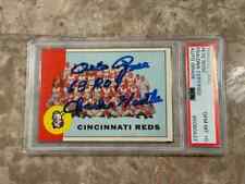 1963 Topps PETE ROSE Signed 63 ROY CHARLIE HUSTLE REDS Card PSA Auto Grade 10 picture