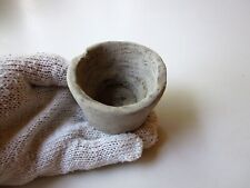 rare ancient Roman or Byzantine thick-walled ceramic cup. picture