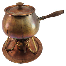Vintage Copper Chafing Dish/Fondue Pot - TAGUS - Made in Portugal picture