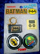 Vintage Tomy 1989 DC Comics Batman UFO, Keychain, Stickers #3~ Cosmic Artifacts picture