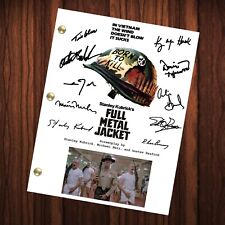 Full Metal Jacket Movie Script Autographed Signed Script Stanley Kubrick picture
